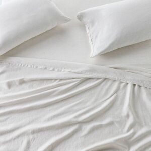Full 100% Linen Sheet Set Gray Micro Stripe - Casaluna